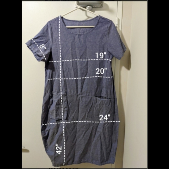 Denim dress - Picture 1 of 3